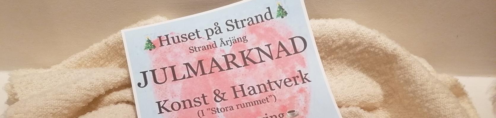 Weihnachtsmarkt im Huset på Strand in Årjäng