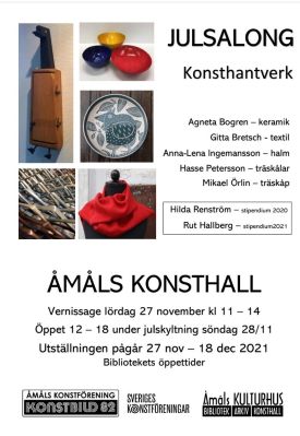 Plakat-Weihnachtsausstellung in Åmål 2021