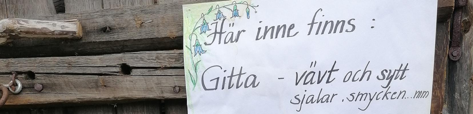 Gittas verkstad på Amerikabrevet